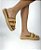 MAYA- CHINELO FLATFORM TRAMADO CAMEL - Imagem 4