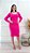 Vestido Feminino Mia - Tricot Modal - Rosa - Imagem 1