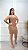 Vestido Tricot Modal Canelado Nude Roberta - Imagem 2