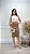 Conjunto Feminino Gabi - Ribana - Branco/Marrom Clarinho - Imagem 4