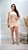 Vestido Feminino Thaís - Crepe Duna - Nude - Imagem 1