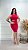 Vestido Feminino Luana - Tricot Modal - Rosa - Imagem 4