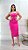 Vestido Feminino Carol - Anna Ruga - Canelado - Rosa - Imagem 1