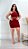 Vestido Feminino Renata - Tricot Modal  - Vermelho Escuro - Imagem 1