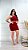 Vestido Feminino Renata - Tricot Modal  - Vermelho Escuro - Imagem 2