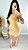 Vestido Tubinho Canelado Power Lolita Nude - Imagem 3