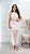 Vestido Tricot Rendado Fiorella Branco - Imagem 1
