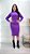 Vestido Midi Tricot Modal Lorena Roxo - Imagem 1