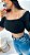 Cropped Ciganinha July Tricot Premium Preto - Imagem 1