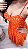 Vestido Midi Laranja em Viscolinho Helena - Imagem 2