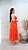 Vestido Midi Laranja em Viscolinho Helena - Imagem 5