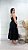 Vestido Midi Preto em Viscolinho Helena - Imagem 4