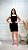 Vestido Tricot Modal Canelado Roberta Preto - Imagem 3
