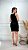 Vestido Tricot Modal Canelado Roberta Preto - Imagem 5
