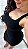 Vestido Tricot Modal Canelado Roberta Preto - Imagem 2
