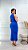 Vestido Canelado Premium Larissa Azul - Imagem 2
