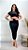 Conjunto Fluit Saia e Cropped Sienna Preto - Imagem 1