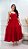 Vestido Midi Viscolinho Valentina Vermelho - Imagem 1