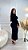 Vestido Canelado Premium Manga Longa Scarlett Preto - Imagem 5