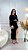 Vestido Canelado Premium Manga Longa Scarlett Preto - Imagem 4