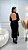 Vestido Canelado Premium Manuela Preto - Imagem 4