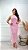 Vestido Tricot Rendado Pérola Rosa - Imagem 3