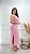 Vestido Tricot Rendado Pérola Rosa - Imagem 4