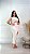 Vestido Canelado Premium Larissa Branco - Imagem 4