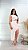 Vestido Canelado Premium Larissa Branco - Imagem 3