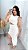 Vestido Canelado Premium Larissa Branco - Imagem 2