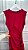 Vestido Canelado Premium Larissa Vermelho Cereja - Imagem 8