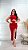 Vestido Canelado Premium Larissa Vermelho Cereja - Imagem 5