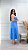 Vestido Midi Crepe Helena Corações Azul - Imagem 4