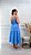 Vestido Midi Crepe Helena Corações Azul - Imagem 5