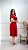 Vestido Midi Viscolinho Diana Vermelho - Imagem 4