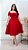 Vestido Midi Viscolinho Diana Vermelho - Imagem 1