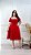 Vestido Midi Viscolinho Diana Vermelho - Imagem 3