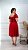 Vestido Midi Viscolinho Diana Vermelho - Imagem 5