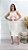 Vestido Tricot Modal Sara Branco - Imagem 1