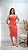 Vestido Midi Canelado Power Ariel Salmão - Imagem 6