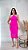 Vestido Midi Canelado Power Ariel Rosa - Imagem 4