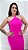 Vestido Midi Canelado Power Ariel Rosa - Imagem 3