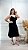Vestido Tricot Rendado Babado Midi com Forro Elisa Preto - Imagem 3