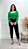 Body Hanna Canelado Power Premium Verde - Imagem 1