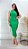 Vestido Midi Canelado Power Thayla Verde - Imagem 1