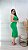 Vestido Midi Canelado Power Thayla Verde - Imagem 3