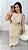 Vestido Tricot Rendado Fiorella Areia - Imagem 2