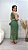Vestido Tricot Rendado Fiorella Verde - Imagem 5