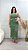 Vestido Tricot Rendado Fiorella Verde - Imagem 7