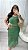 Vestido Tricot Rendado Fiorella Verde - Imagem 8